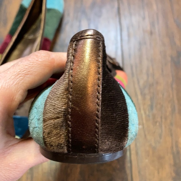 Coach Velvet Patchwork Ballet Flats - Picture 8 of 16